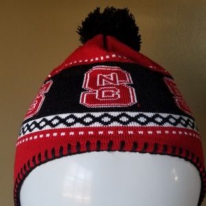 NC STATE WOLFPACK WINTER HAT EAR FLAP ONE SIZE